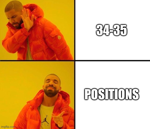 Any other Arianators? | 34-35; POSITIONS | image tagged in drake meme,ariana grande,arianators,family,positions,34 35 | made w/ Imgflip meme maker