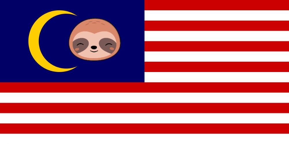 High Quality slothland flag Blank Meme Template