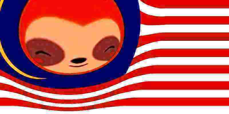High Quality slothland flag deep-fried Blank Meme Template