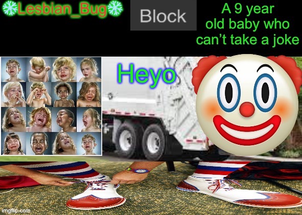 LesbianBugTheSnowflake Announcement temp | Heyo | image tagged in lesbianbugthesnowflake announcement temp | made w/ Imgflip meme maker