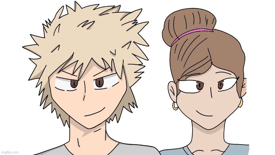 my friend drew the sketch so I colored and shaded it :D | made w/ Imgflip meme maker