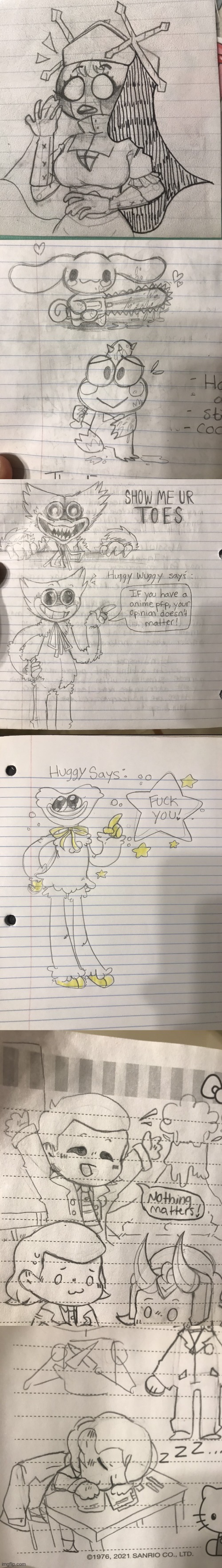 Some school doodles I did during class- | made w/ Imgflip meme maker