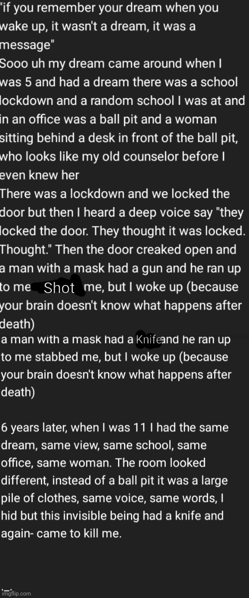 I had to fix them because I'm d u m b | Shot; Knife | made w/ Imgflip meme maker