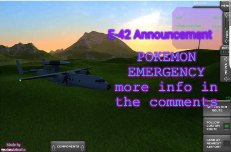 Click the link in the comments. The wooloo army is striking again! | POKEMON EMERGENCY more info in the comments | image tagged in e-42 announcement template | made w/ Imgflip meme maker