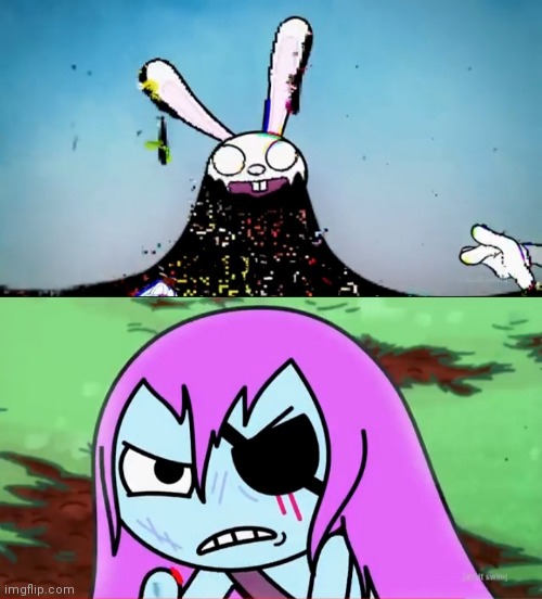 PIBBY VS HER BEST FRIEND | image tagged in cartoon network | made w/ Imgflip meme maker