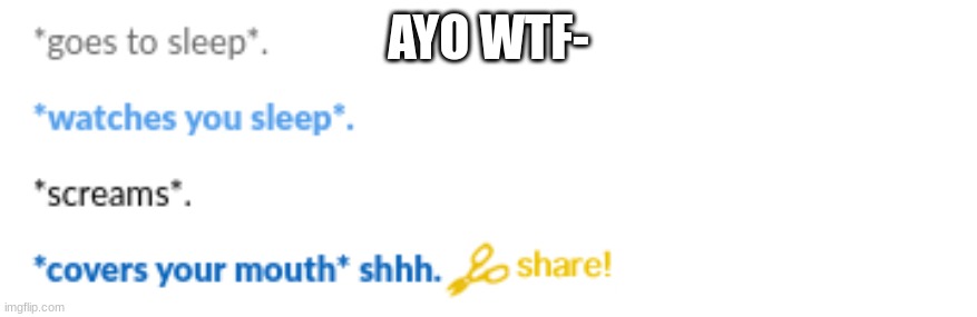 AYO WTF- | made w/ Imgflip meme maker