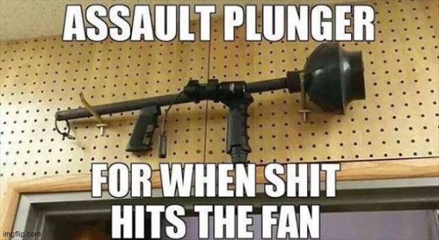 image tagged in plunger | made w/ Imgflip meme maker