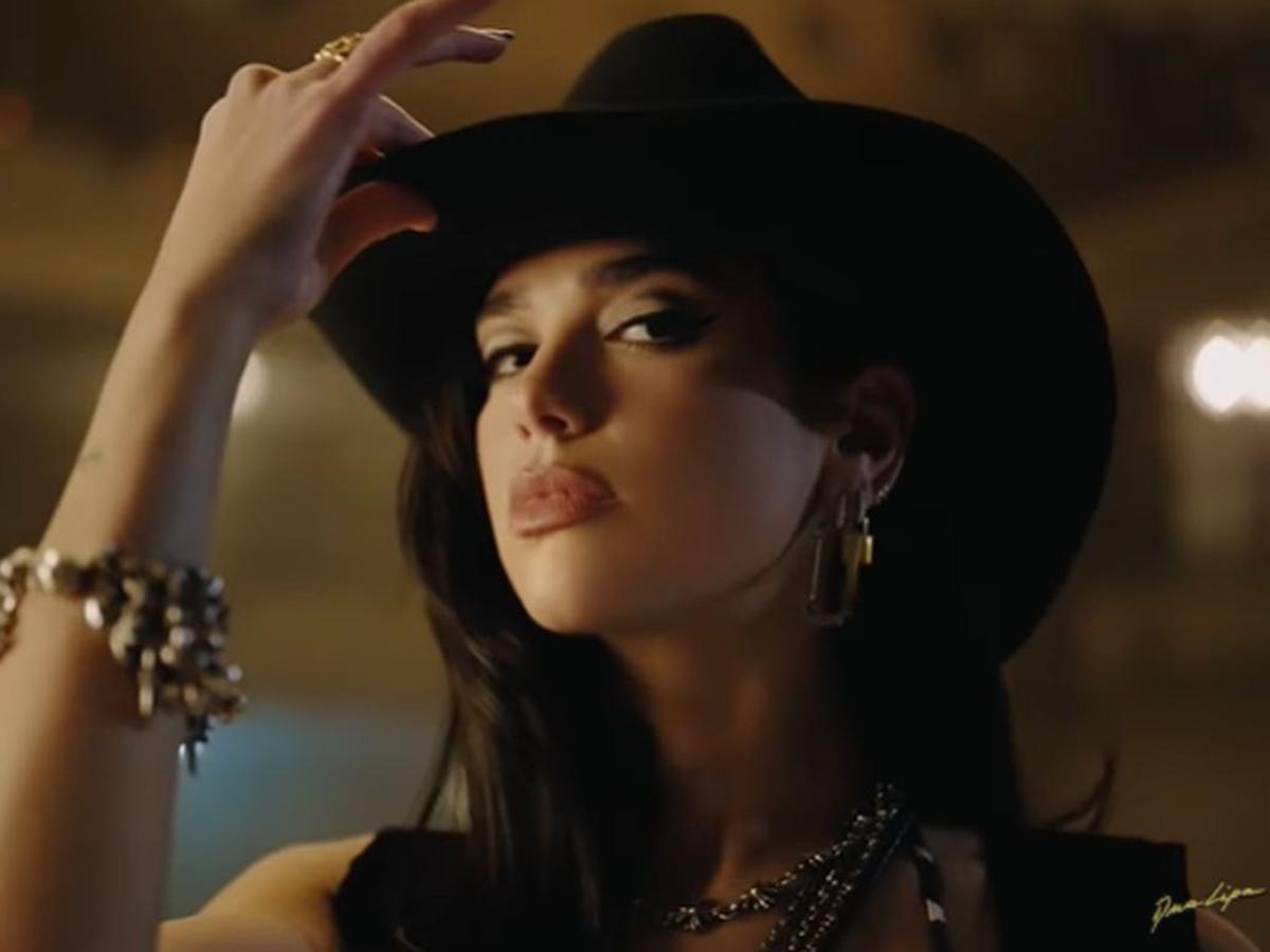 Dua Lipa cowboy hat Blank Meme Template