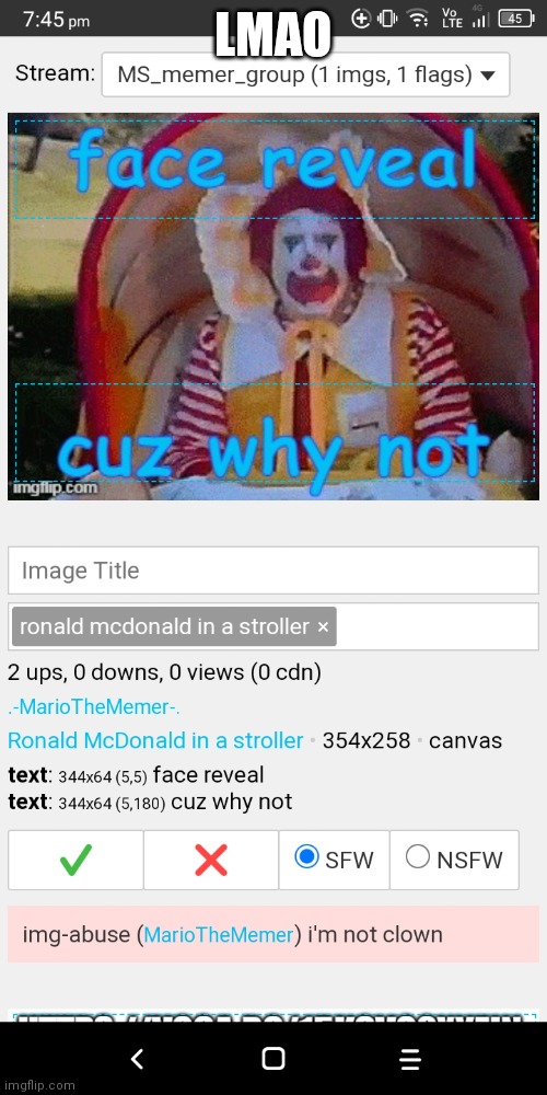 lmao | LMAO | made w/ Imgflip meme maker