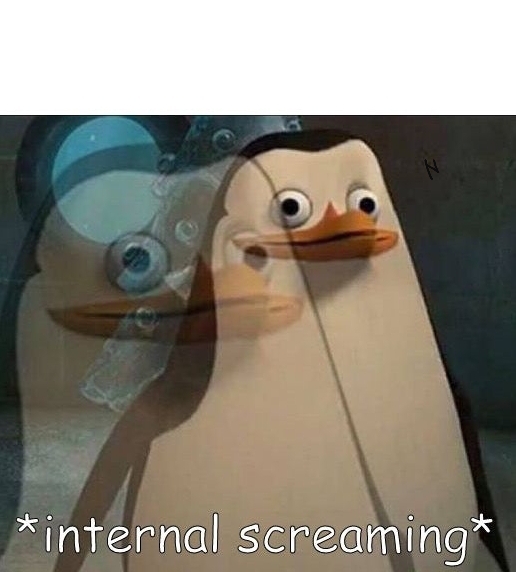 Internal Screaming Blank Meme Template