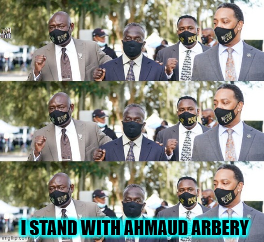 12 Black Pastors | I STAND WITH AHMAUD ARBERY | image tagged in ahmaud arbery,kenosha,trial,black pastors,black lives matter | made w/ Imgflip meme maker