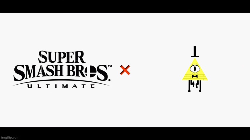 Super Smash Bros Ultimate X Blank | image tagged in super smash bros ultimate x blank,gravity falls,bill cipher | made w/ Imgflip meme maker