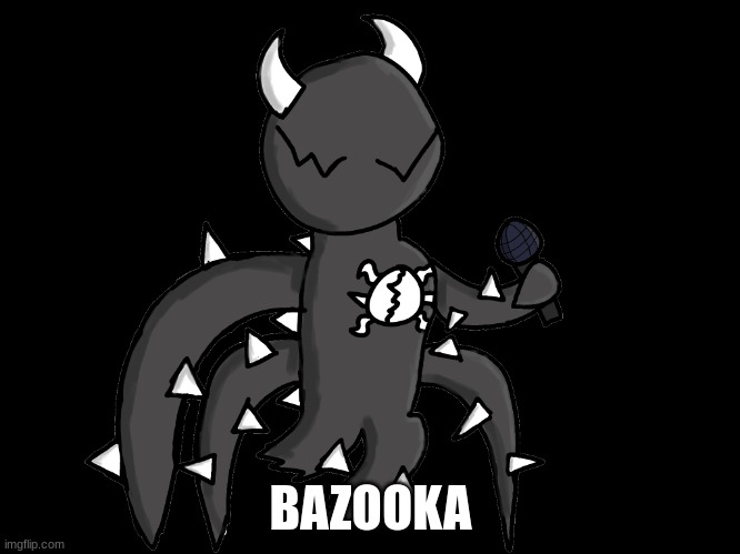 Spike FNF PNG | BAZOOKA | image tagged in spike fnf png | made w/ Imgflip meme maker