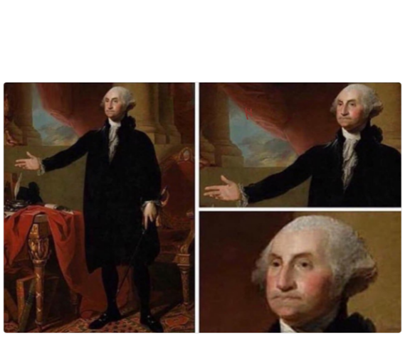 George Washington Blank Meme Template