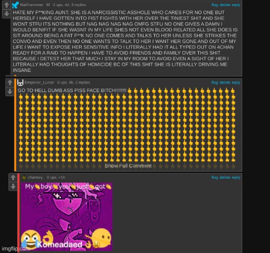 my boy got komeadaed by Wallhammer | made w/ Imgflip meme maker