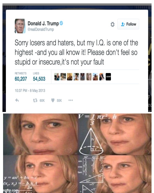What O_o | image tagged in blank sheet,donald trump,funny,memes,confused | made w/ Imgflip meme maker