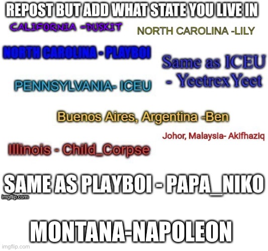 MONTANA-NAPOLEON | made w/ Imgflip meme maker