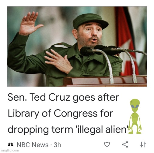 Ted loves Ted | image tagged in ted cruz,sloth,boredom,texas,fidel castro | made w/ Imgflip meme maker