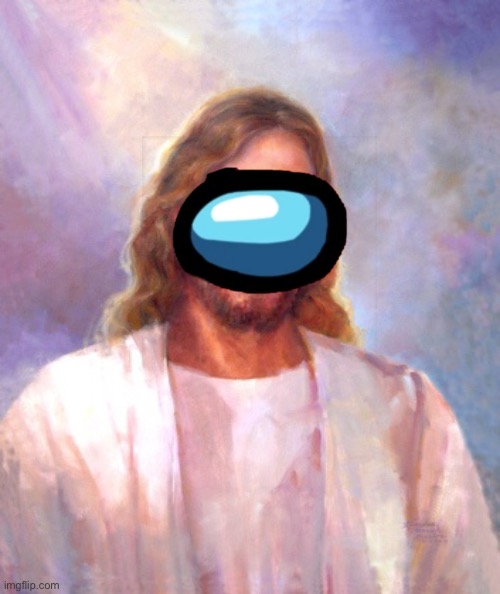 je-sus | image tagged in memes,smiling jesus | made w/ Imgflip meme maker