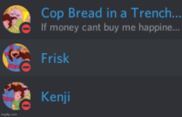 the trio | made w/ Imgflip meme maker