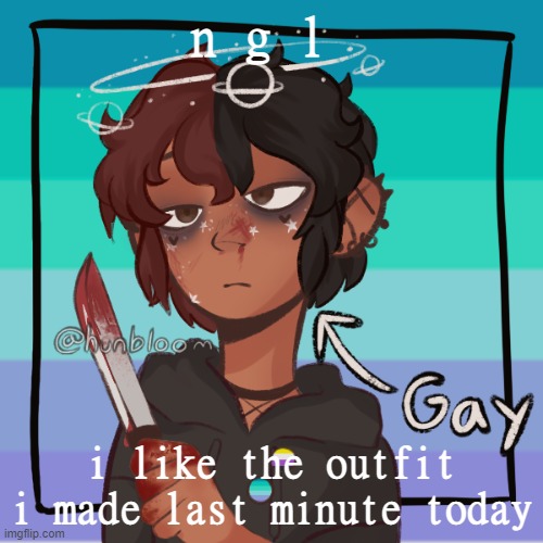 bored | n g l; i like the outfit i made last minute today | image tagged in r e e e picrew | made w/ Imgflip meme maker