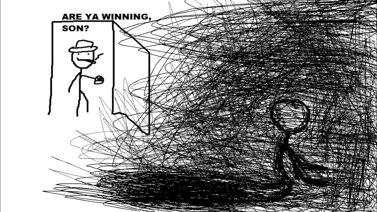 Are Ya Winning Son Depressed Version Blank Template Imgflip