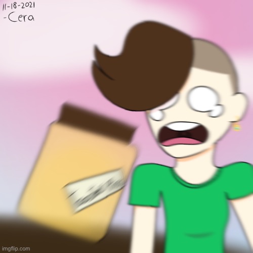 Discord inside joke involving jarate put into art form. | made w/ Imgflip meme maker
