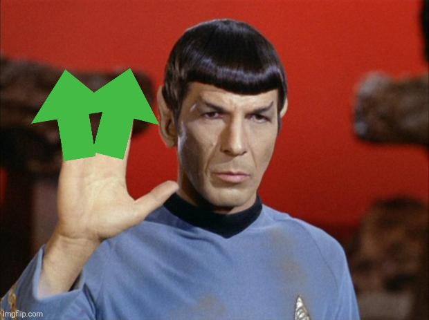 spock salute | image tagged in spock salute | made w/ Imgflip meme maker