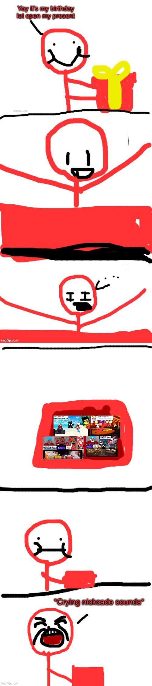 *Crying nickcado sounds* | made w/ Imgflip meme maker