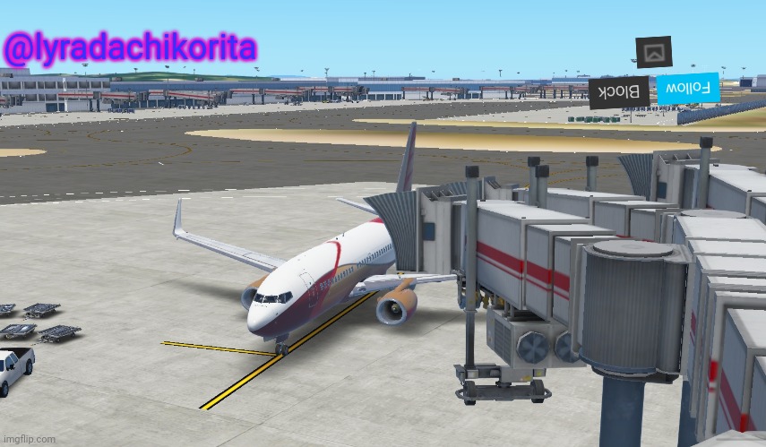 lyradachikorita's Second announcement template (Aviation) Blank Meme Template