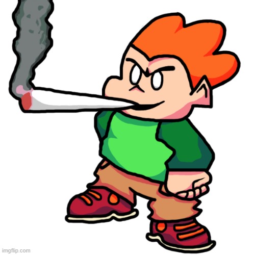 image tagged in pico smoking a fat blunt remastered | made w/ Imgflip meme maker