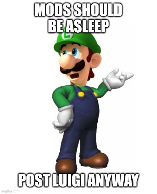 Luigi looks so done with it. No, I'm not from Arizona. | MODS SHOULD BE ASLEEP; POST LUIGI ANYWAY | image tagged in logic luigi | made w/ Imgflip meme maker