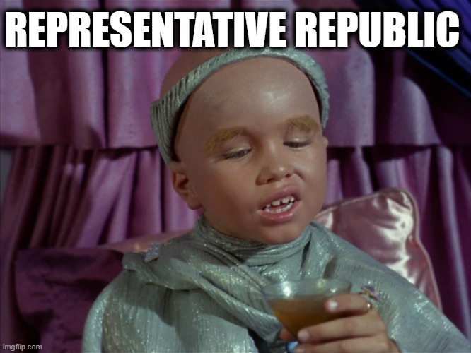 Star Trek Tranya | REPRESENTATIVE REPUBLIC | image tagged in star trek tranya | made w/ Imgflip meme maker