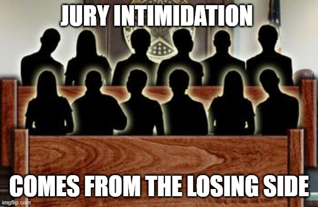 NBC is a fascist Corporation | JURY INTIMIDATION; COMES FROM THE LOSING SIDE | image tagged in jury,wlm,undercover angel,forcing a mistrial,lesser charges,lol | made w/ Imgflip meme maker