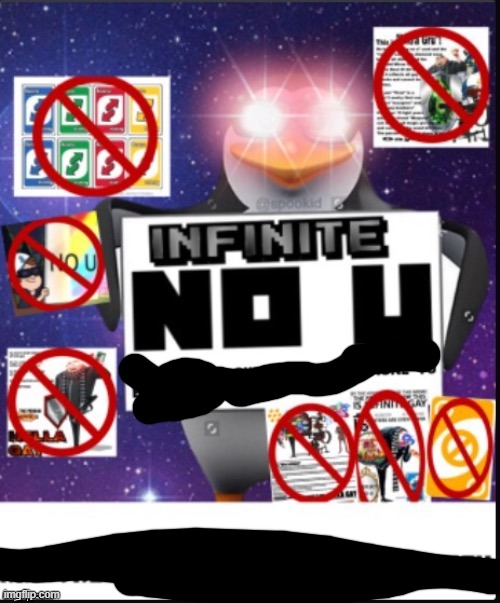 Infinite no u clean Blank Meme Template