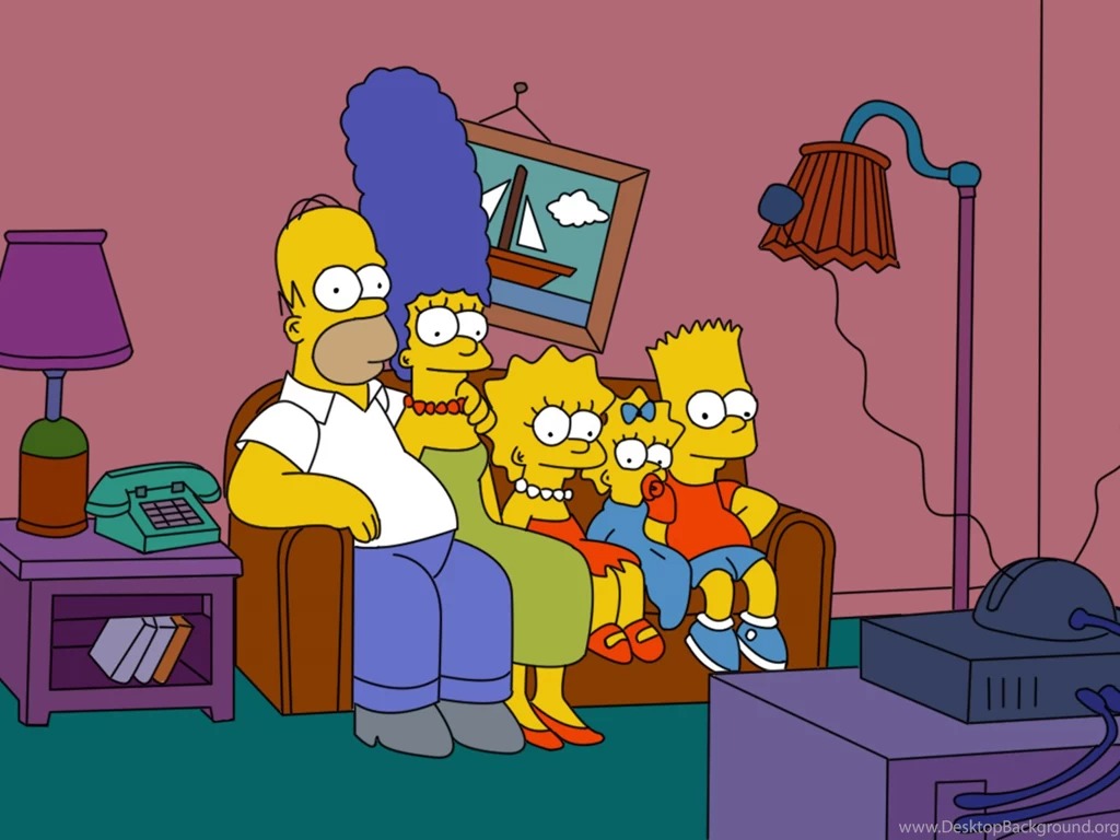 High Quality Simpsons Family Couch Blank Meme Template