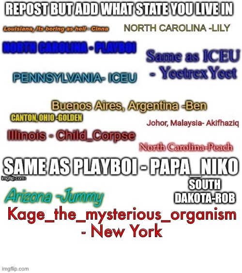 Everyone knows it, but it’s very low-populated | SOUTH DAKOTA-ROB | made w/ Imgflip meme maker