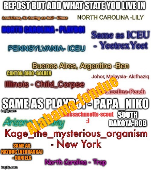 Alabama-fondue | made w/ Imgflip meme maker