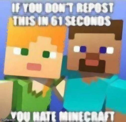 image tagged in repost,minecraft | made w/ Imgflip meme maker