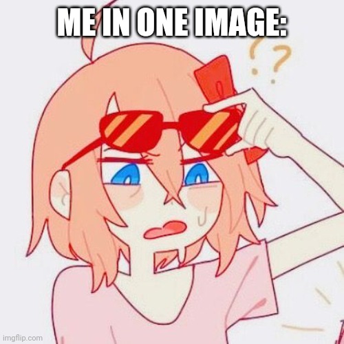 Sayori tf | ME IN ONE IMAGE: | image tagged in sayori tf | made w/ Imgflip meme maker