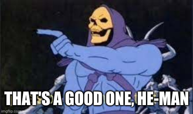 Jokes on you im into that shit | THAT'S A GOOD ONE, HE-MAN | image tagged in jokes on you im into that shit | made w/ Imgflip meme maker