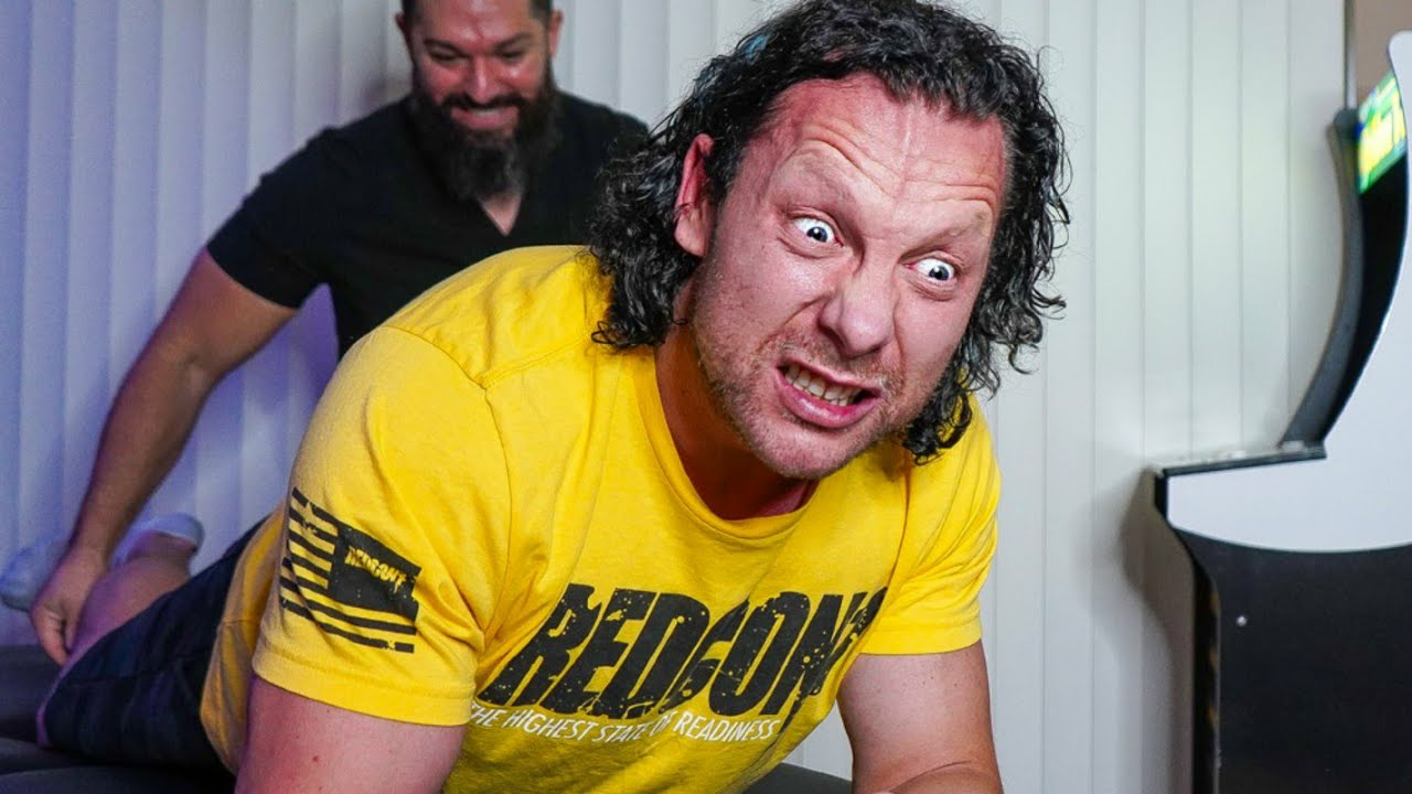 Kenny Omega Chiropractic Adjustment Blank Meme Template