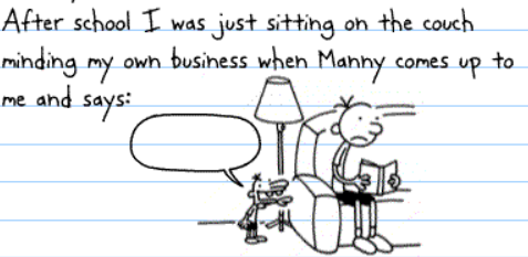 High Quality diary of a wimpy kid manny Blank Meme Template