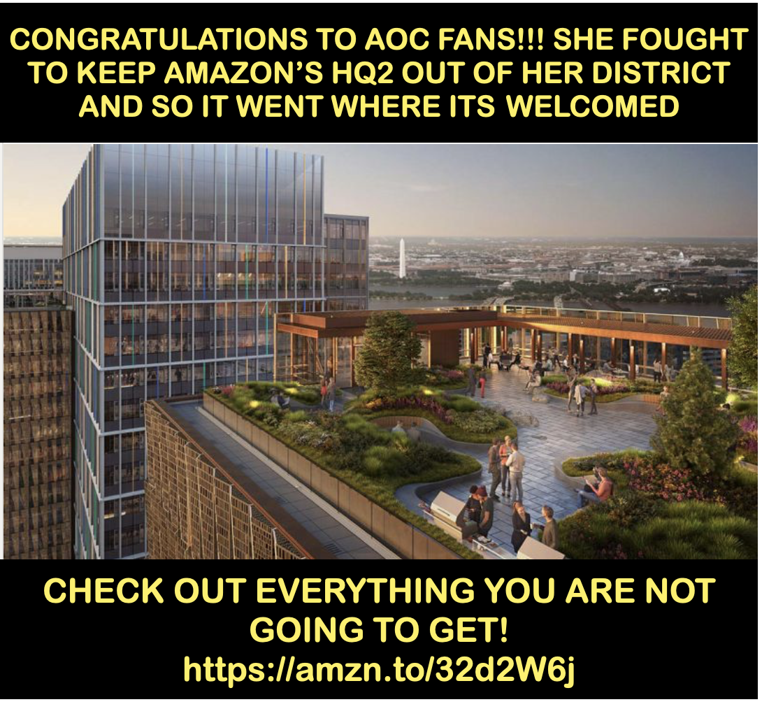 AOC axes Amazon Blank Meme Template