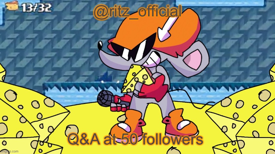 @ritz_official; Q&A at 50 followers | image tagged in ritz_official temp | made w/ Imgflip meme maker