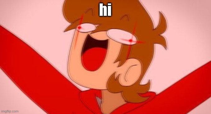 tord on drugs | hi | image tagged in tord on drugs | made w/ Imgflip meme maker