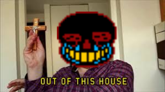 Error Sans OUT OF THIS HOUSE revamped Blank Meme Template