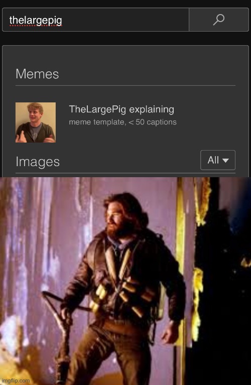 who made this a template | image tagged in macready | made w/ Imgflip meme maker