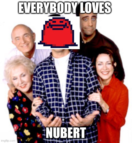 Everybody loves Raymond | EVERYBODY LOVES NUBERT | image tagged in everybody loves raymond | made w/ Imgflip meme maker