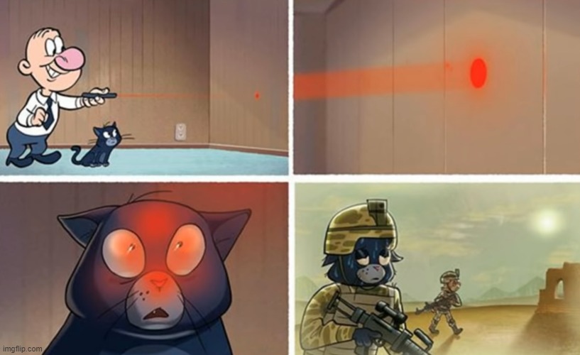 everytime cats see red flash | image tagged in comics | made w/ Imgflip meme maker